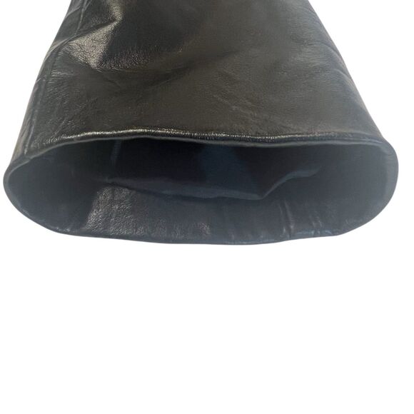 David Moore Leather Jacket Men’s 2XL Y2K Streetwear Black Fall Outerwear - Picture 16 of 16